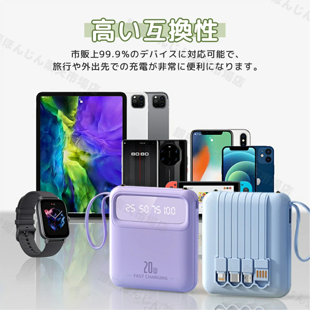 モバイルバッテリー20000mAh大容量 製品 第2张-香港日淘淘グループ有限公司